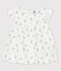Blusa estampada de gasa de algodón orgánico de niña