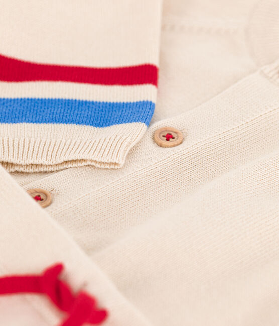 Conjunto de punto tricotado para bebé blanco AVALANCHE/ MULTICO