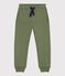 Pantal&oacute;n infantil de jogging liso de algod&oacute;n verde