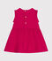 Vestido sin mangas de lino para bebé rosa DELHI