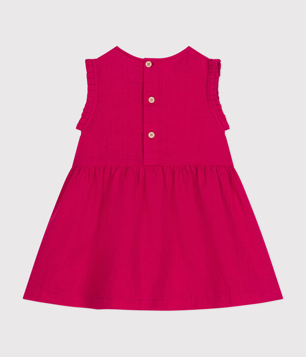 Vestido sin mangas de lino para beb&eacute; DELHI