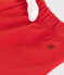 Pantalón corto liso de algodón para bebé rojo AURORA