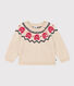 Jersey de jacquard de lana y algodón para bebé