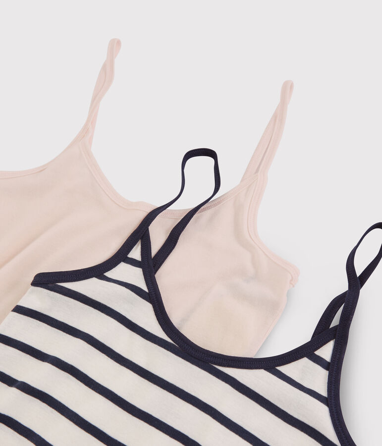 Lote de 2 camisas de tirantes para mujer multicolor