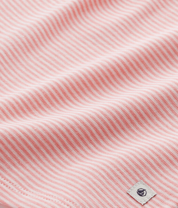 Pijama milrayas para ni&ntilde;a rosa/blanco
