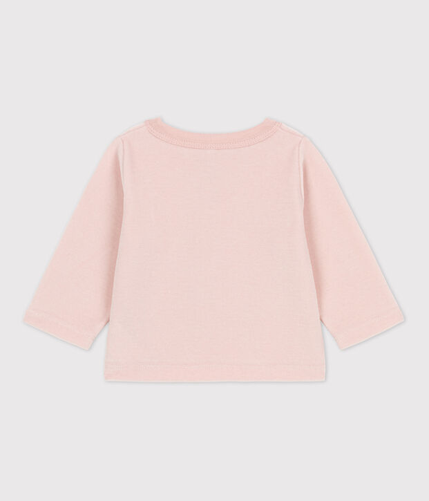 C&aacute;rdigan de terciopelo de algod&oacute;n para beb&eacute; rosa