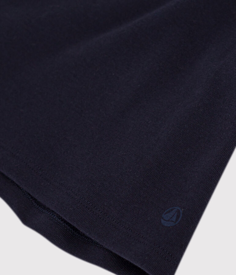 Camiseta Iconique de manga corta de punto liso para mujer azul SMOKING