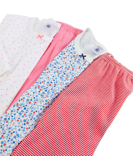 Dúo de pijamas de punto de niña variante 1