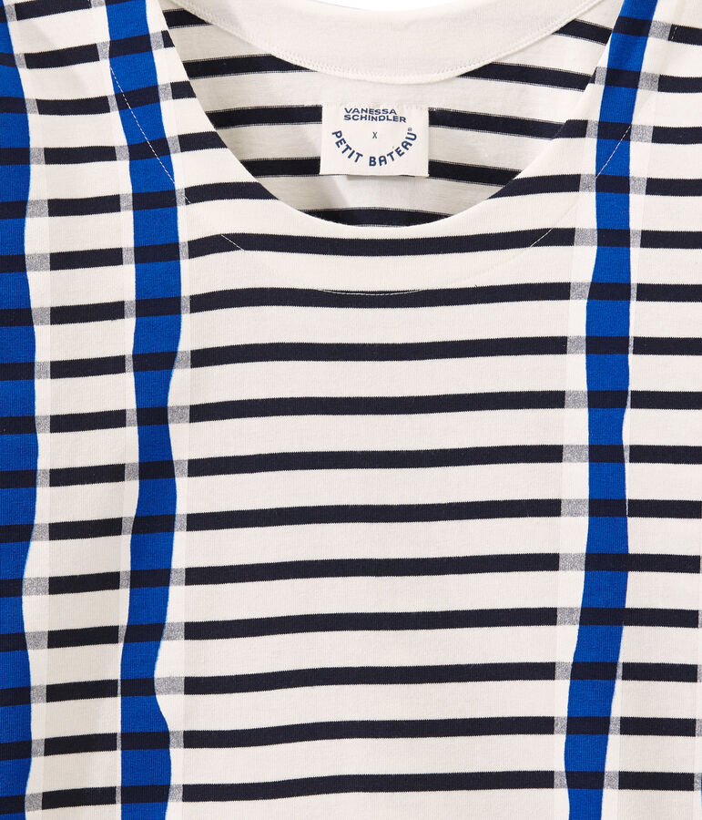 Marinera Kimono blanco/azul