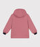 Impermeable emblemático reciclado para niña/niño rosa ROSEWOOD