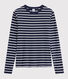 Camiseta icónica con cuello redondo para mujer