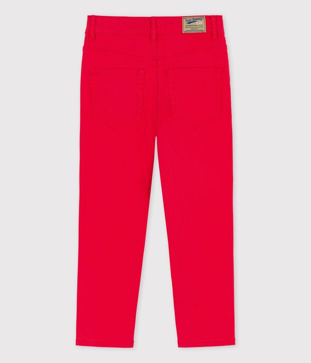 Pantal&oacute;n vaquero de ni&ntilde;a / ni&ntilde;o rojo