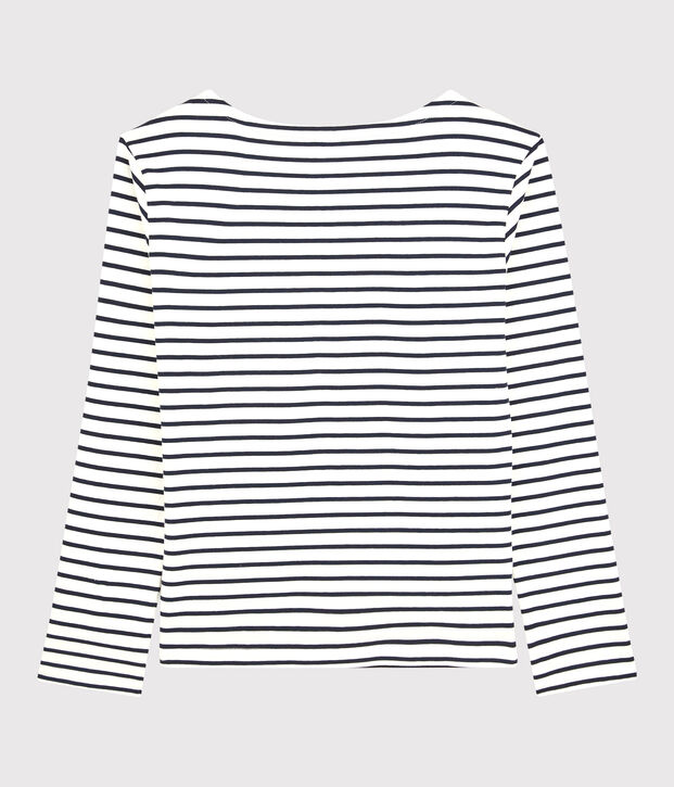 Marinera ligera de mujer blanco/azul