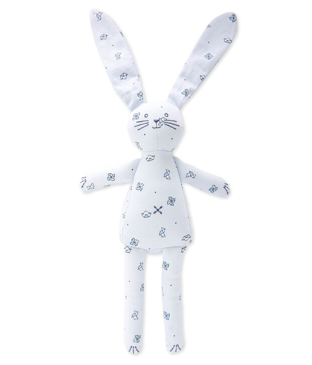 Doudou lapin azul/azul/multicolor