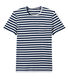 Camiseta de rayas bicolor para hombre