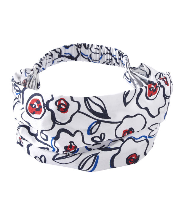 Bandana estampada para ni&ntilde;a blanco/multicolor