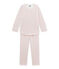 Pijama estampado para niña blanco LAIT/blanco MULTICO