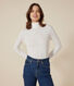 Camiseta Iconique de algodón con cuello alto para mujer