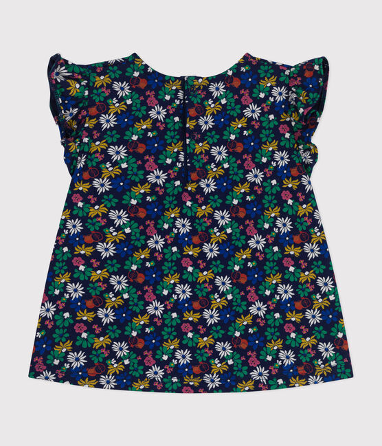 Blusa sin mangas de jersey para bebé azul MEDIEVAL/blanco MULTICO