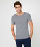 Camiseta manga corta de cuello redondo para hombre azul SMOKING/blanco MARSHMALLOW