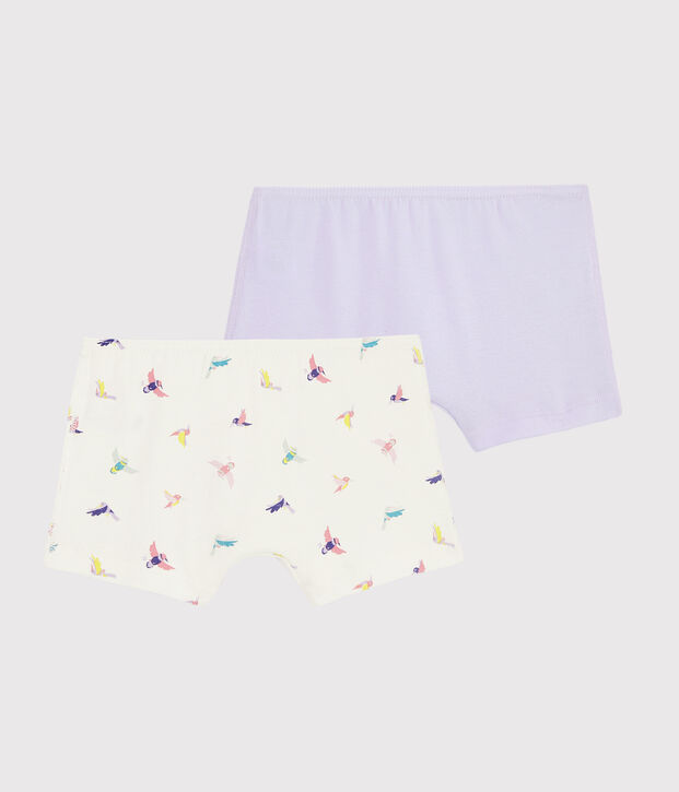 Juego de 2 culottes para ni&ntilde;a peque&ntilde;a multicolor