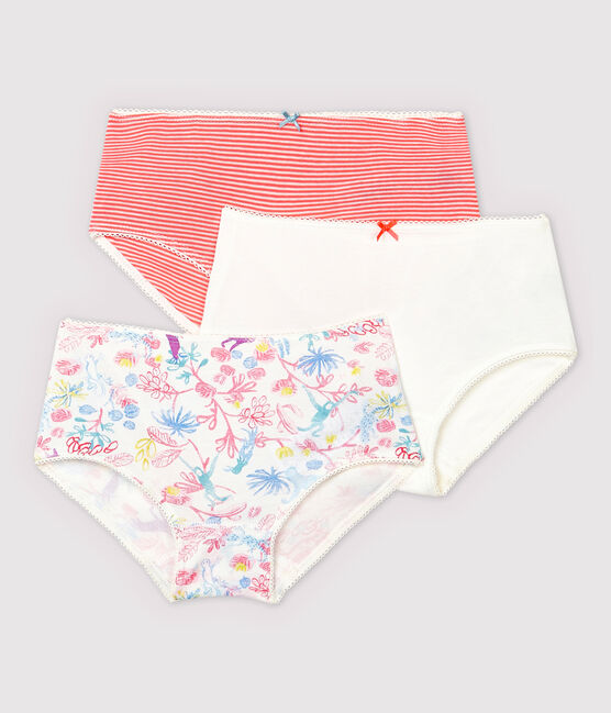 Lote de 3 culottes con estampado de jungla de niña variante 1