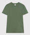 Camiseta L'ICONIQUE de algodón con cuello redondo para mujer verde CROCO