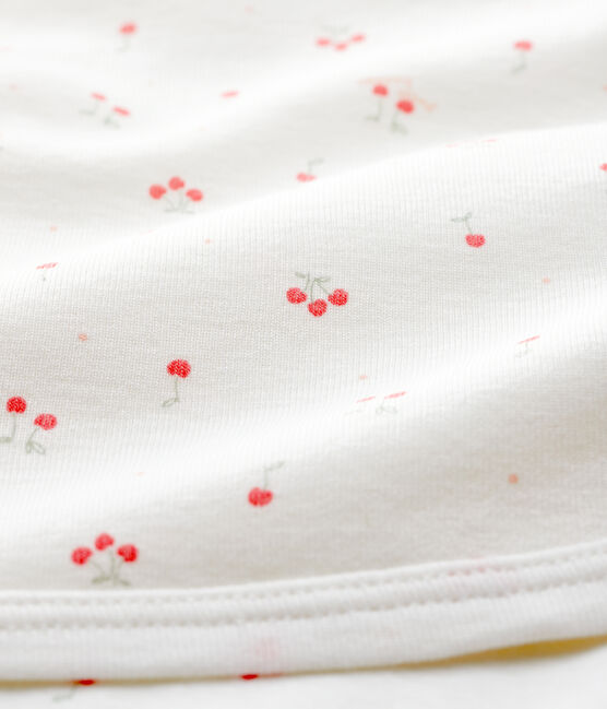 Muselina de maternidad de algodón ecológico de bebé blanco MARSHMALLOW/blanco MULTICO