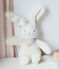 Peluche de conejo musical para bebé de borreguillo blanco MARSHMALLOW