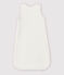 Saco blanco de bebé de tejido túbico de algodón orgánico blanco MARSHMALLOW/blanco MULTICO