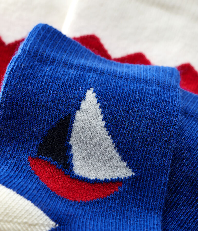 Lote de 2 pares de calcetines con dibujo de beb&eacute; ni&ntilde;o multicolor