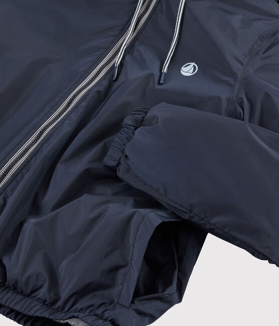 Cortavientos cálido reversible unisex azul SMOKING