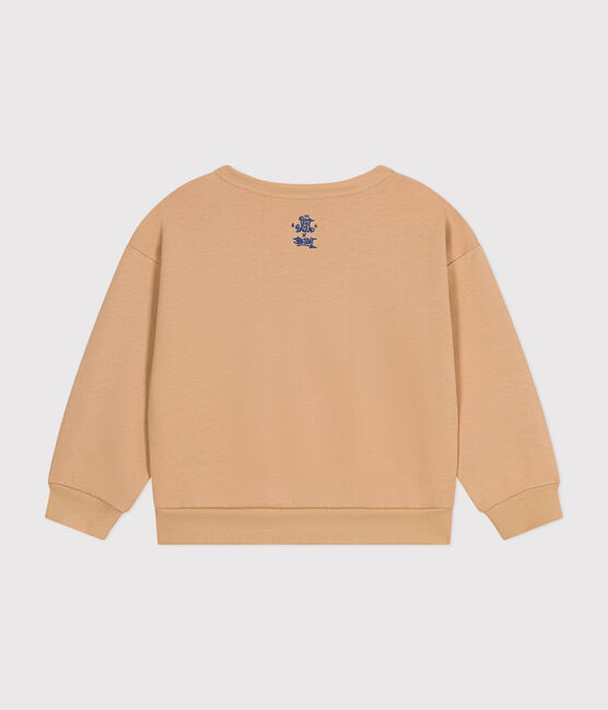 Sudadera de felpa para niño/niña beige TOURONE