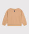 Sudadera de felpa para niño/niña beige TOURONE