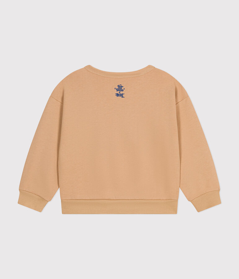 Sudadera de felpa para ni&ntilde;o/ni&ntilde;a beige TOURONE