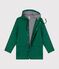 Chubasquero emblemático unisex verde JARDIN