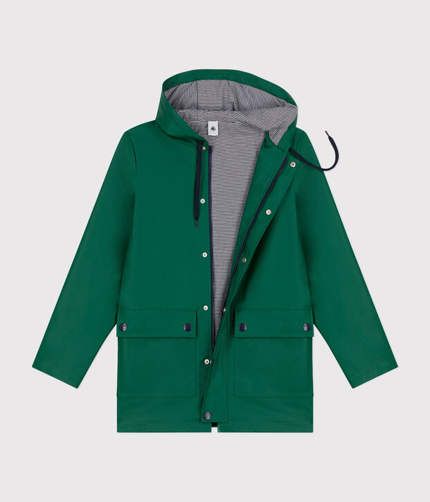 Chubasquero emblem&aacute;tico unisex verde