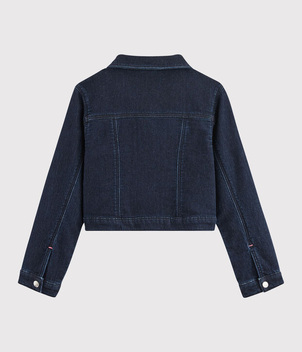 Chaqueta vaquera para ni&ntilde;a azul