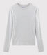 Camiseta icónica con cuello redondo para mujer