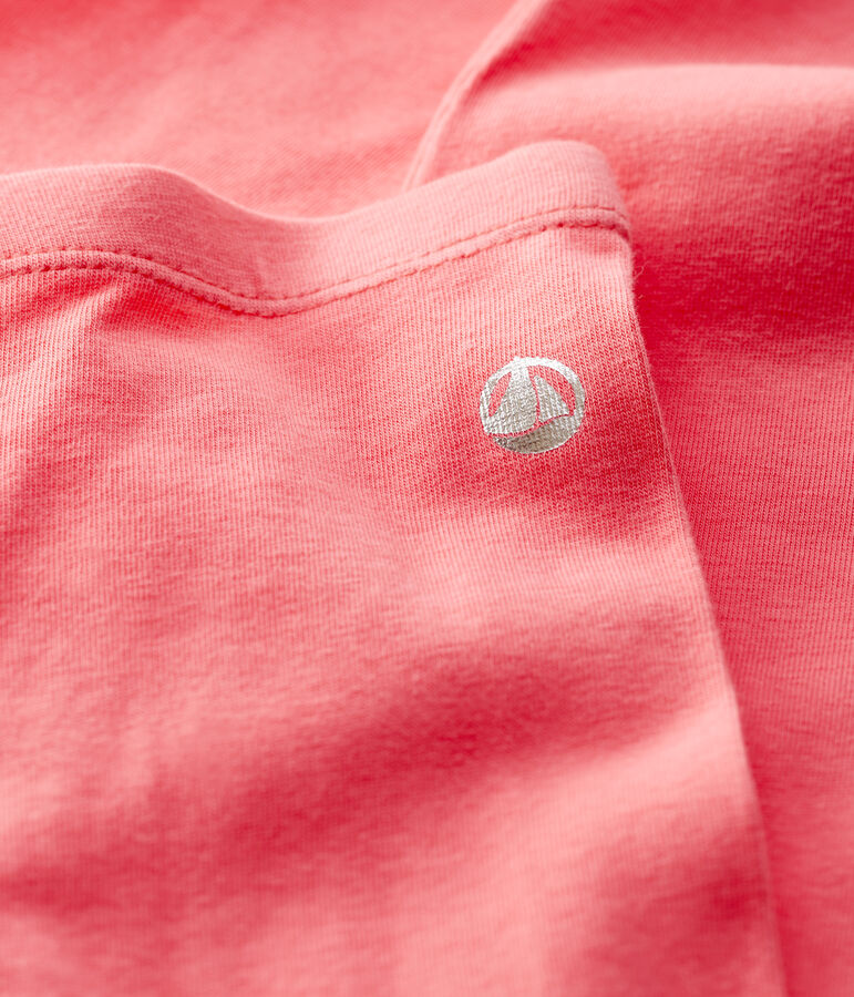 Leggings de punto de elastano de ni&ntilde;a naranja PEACHY