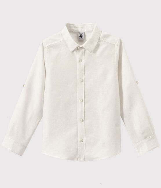 Camisa Oxford de niño blanco ECUME