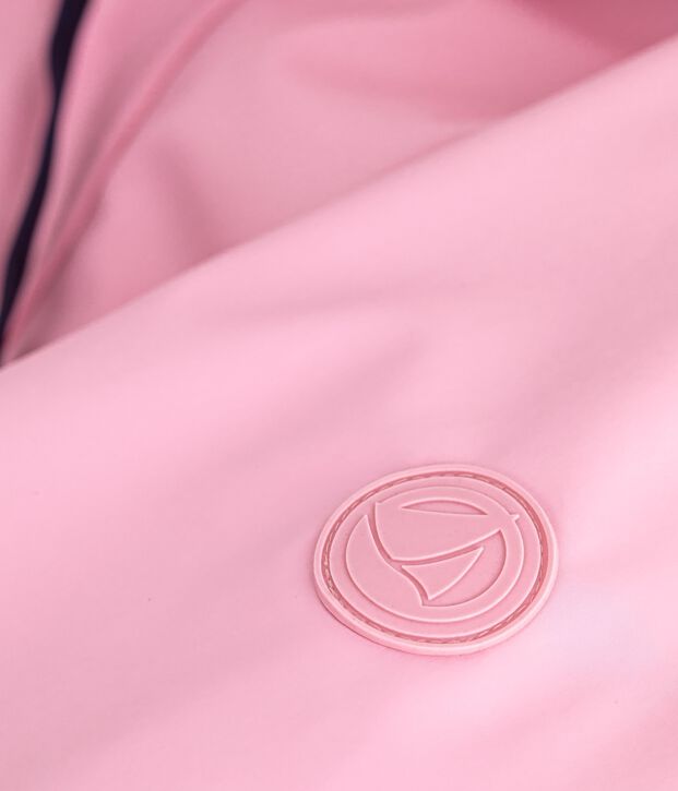 Chubasquero ic&oacute;nico unisex rosa