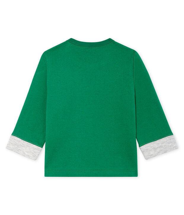 Camiseta de manga larga para beb&eacute; ni&ntilde;o verde