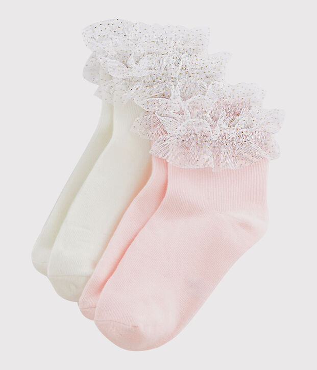 Lote de calcetines para ni&ntilde;a multicolor