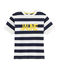Camiseta de niño azul SMOKING/blanco MARSHMALLOW