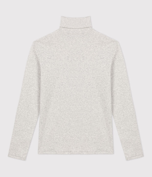 Camiseta L'ICONIQUE con cuello vuelto de algod&oacute;n ORG&Aacute;NICO de mujer BELUGA CHINE