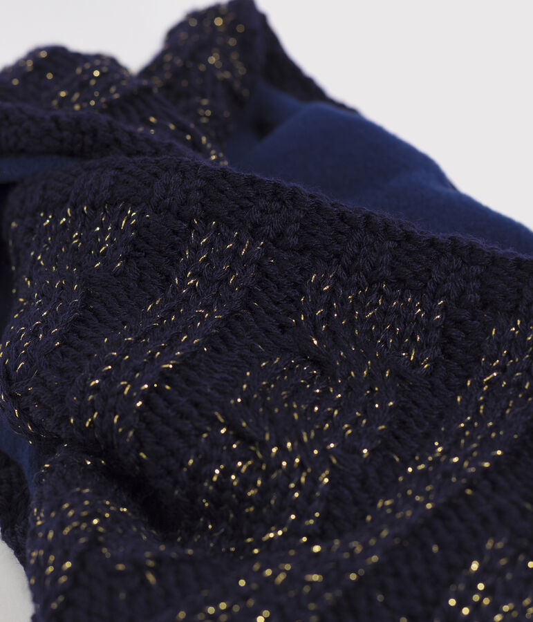 Cuello infantil para ni&ntilde;a azul/amarillo