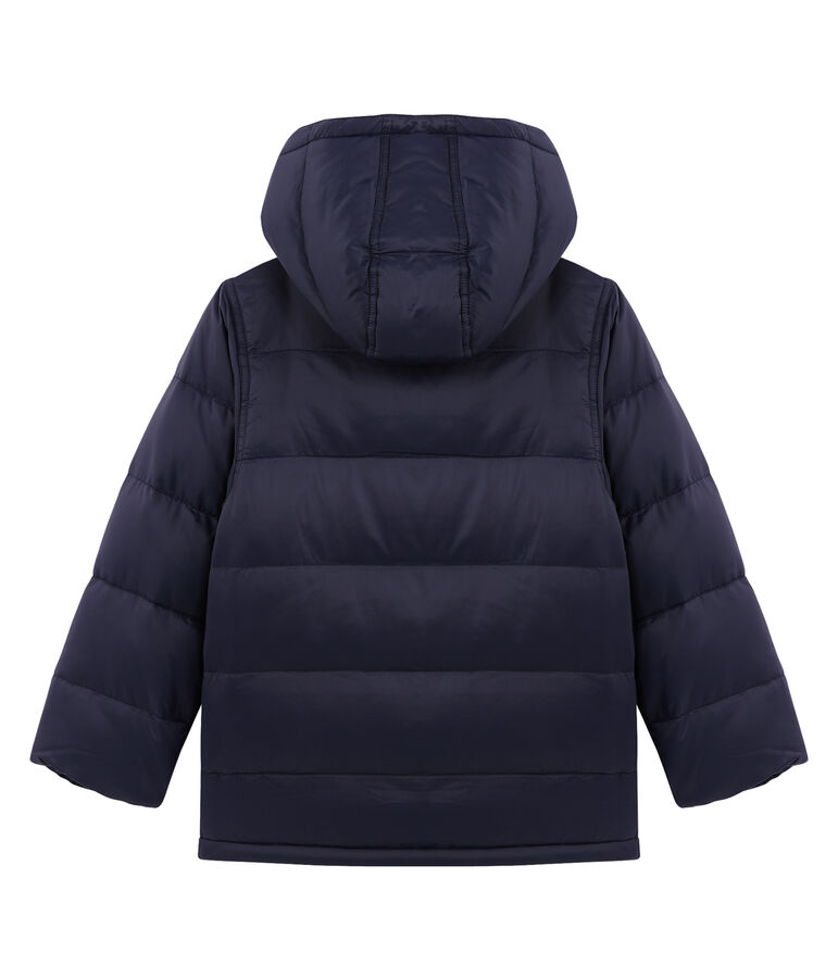 Anorak de ni&ntilde;o deperlante forrada azul