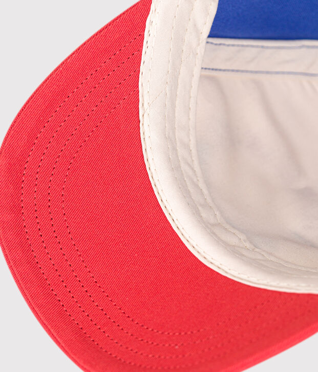 Gorra de algod&oacute;n team sport para beb&eacute; crudo/multicolor