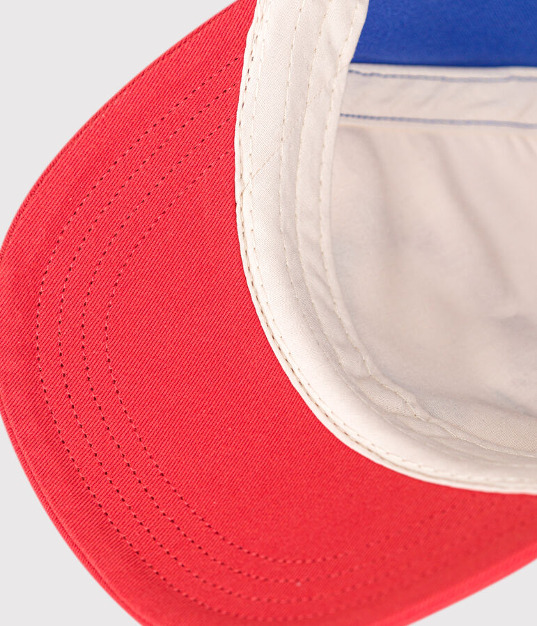 Gorra de algod&oacute;n team sport para beb&eacute; crudo/multicolor